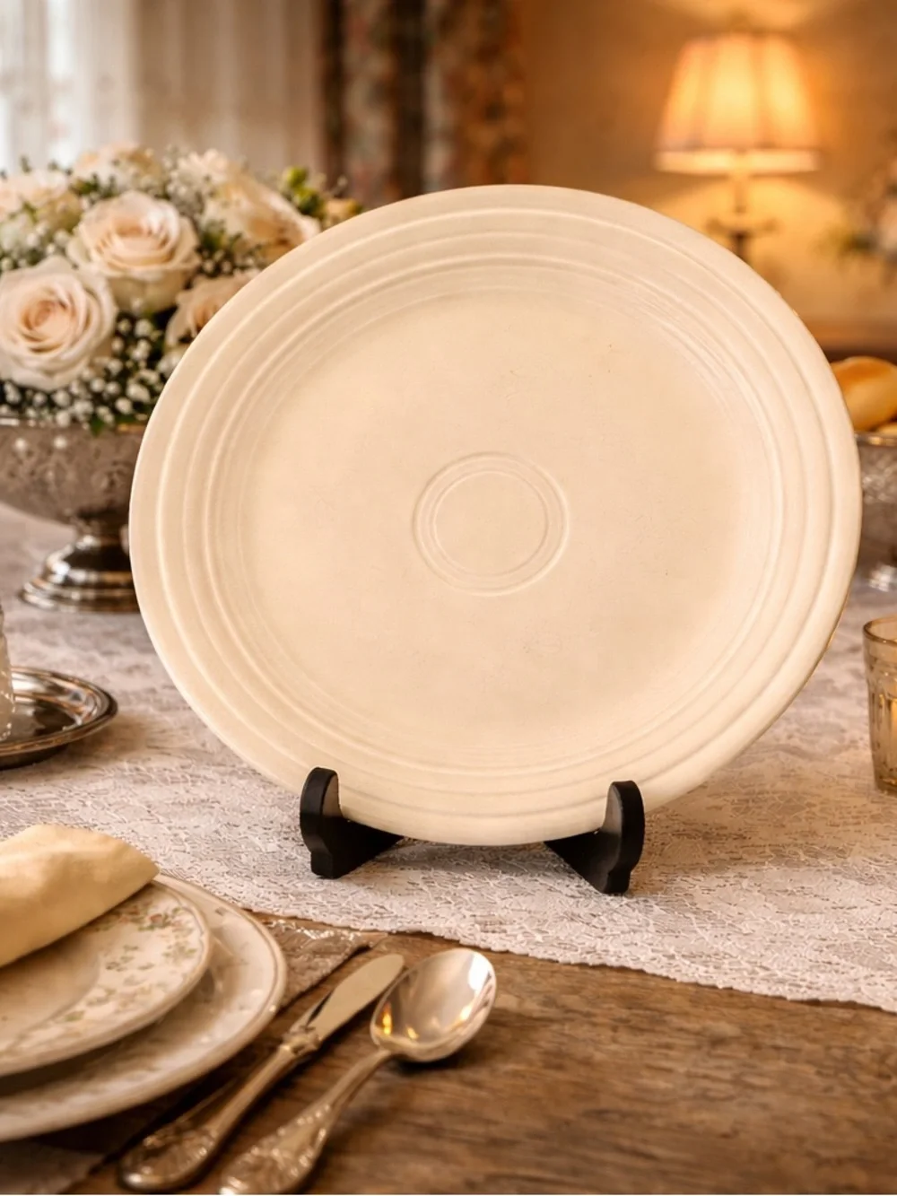 Fiestaware Vintage Ivory Dinner Plate